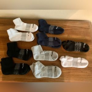 Bombas Socks - 10 pairs included size small  quarter socks and ankle socks